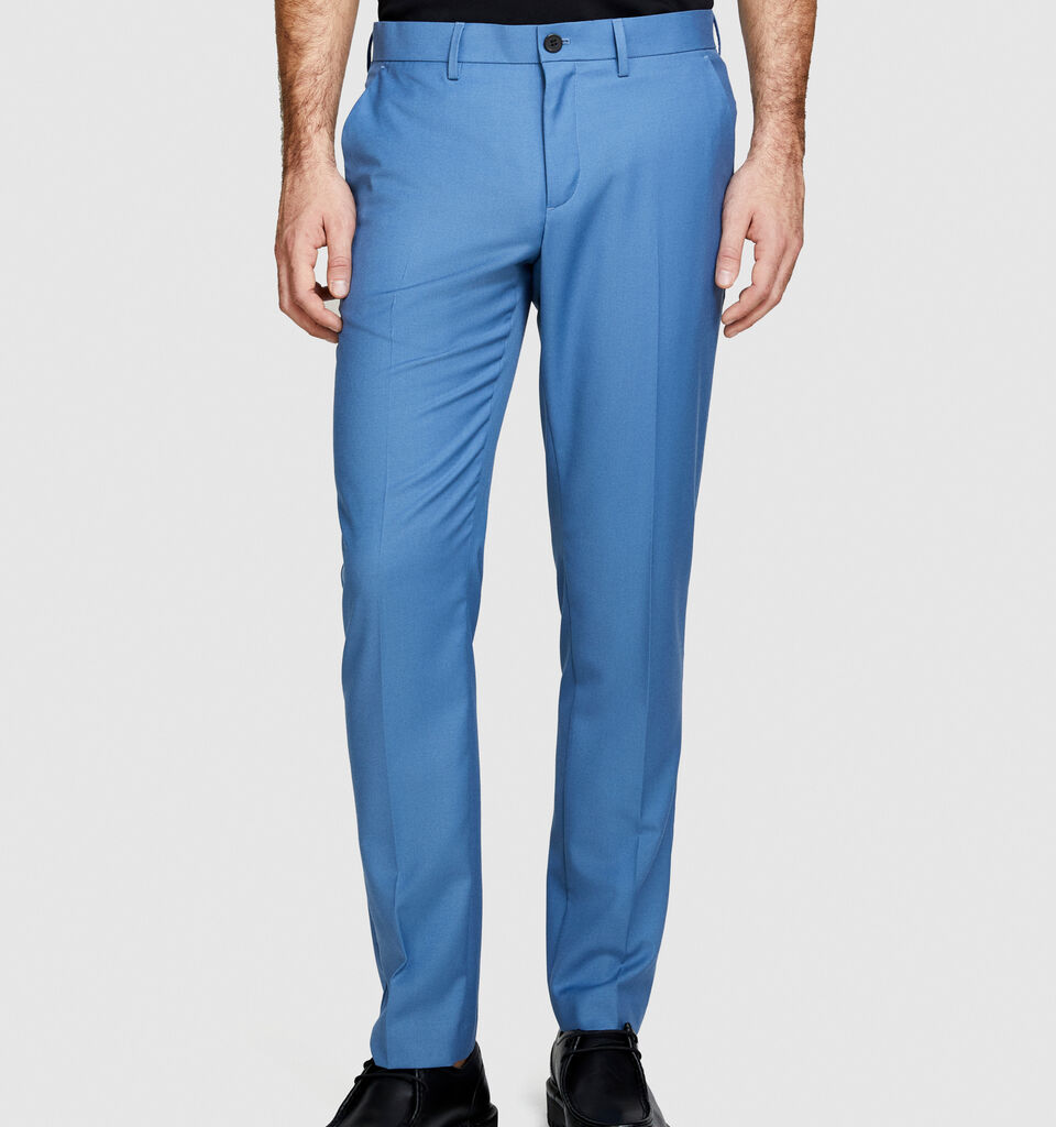 Formal trousers - men's slim fit trousers - Blue | Sisley image number 4